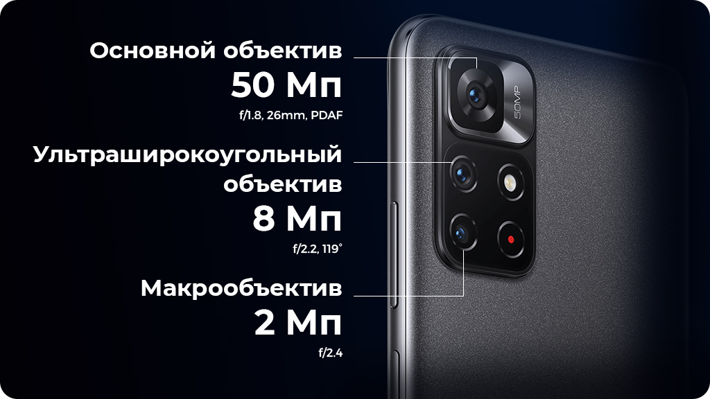 Xiaomi Redmi Note 11S 5G 4/128Gb Синий